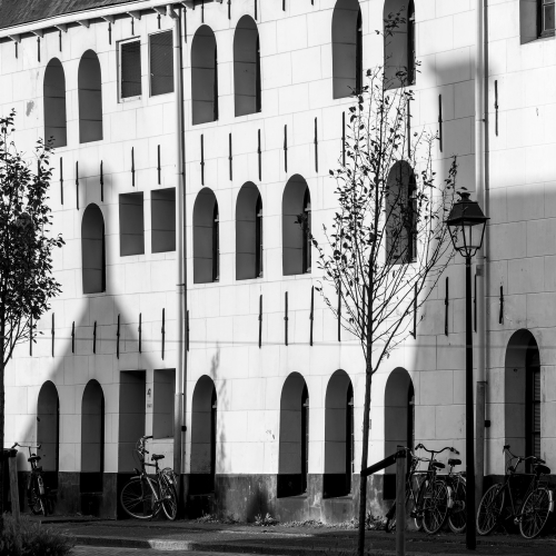 Hausansichten monochrom